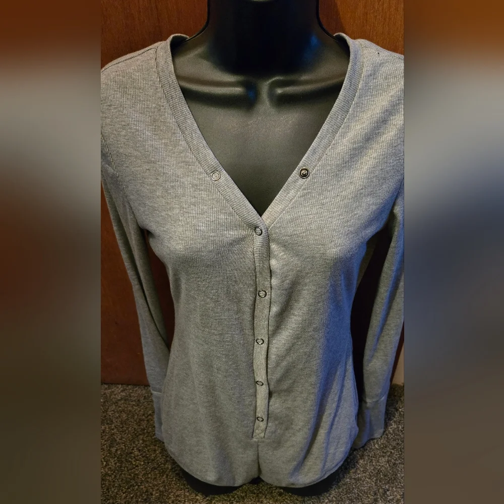 Moxeay SUPER CUTE NWT gray thermal romper szS - Picture 7 of 8
